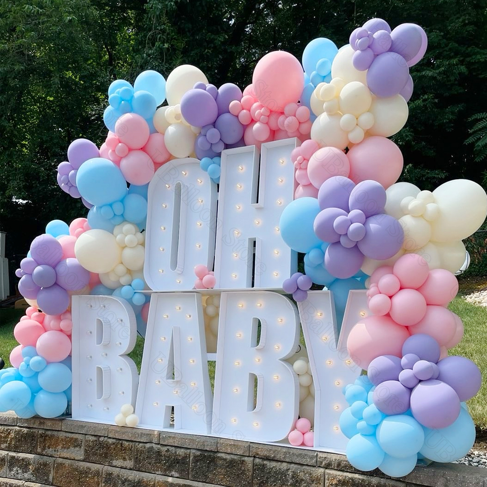 Wedding Z - 2.4FT Letters Balloons Frame Mosaic Large