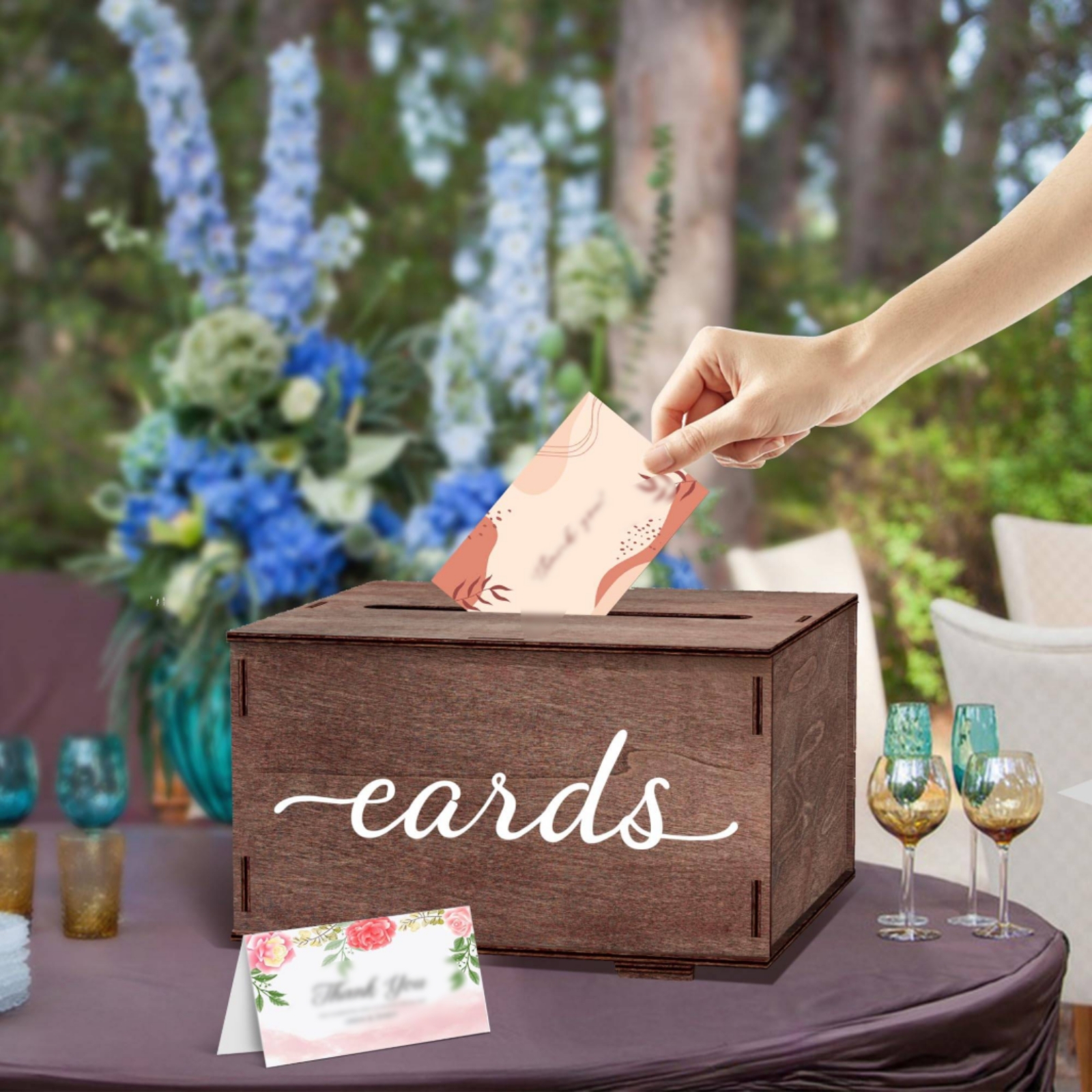 Wooden Card Box Slot Top Weddi - Wedding Supply.Box 리뷰 및 가격