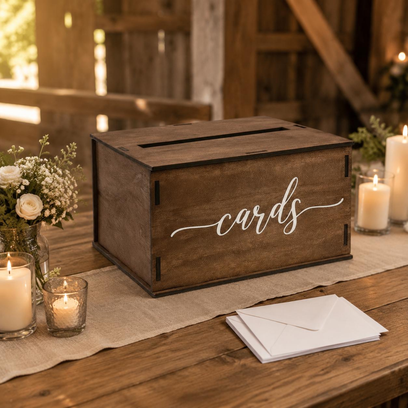 Wooden Card Box Slot Top Weddi - Wedding Supply.Box 리뷰 및 가격