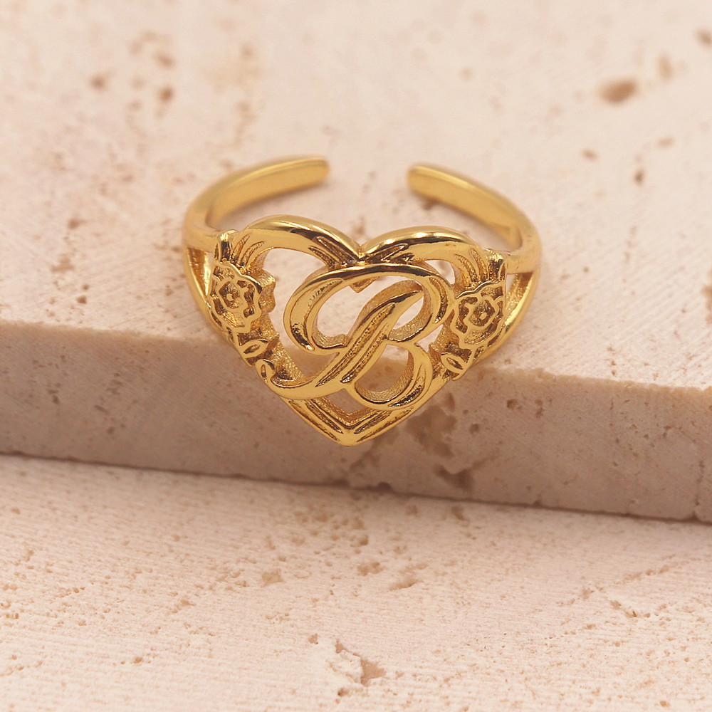 Gold Personalized Initials Hea - Wedding Z 리뷰 및 가격