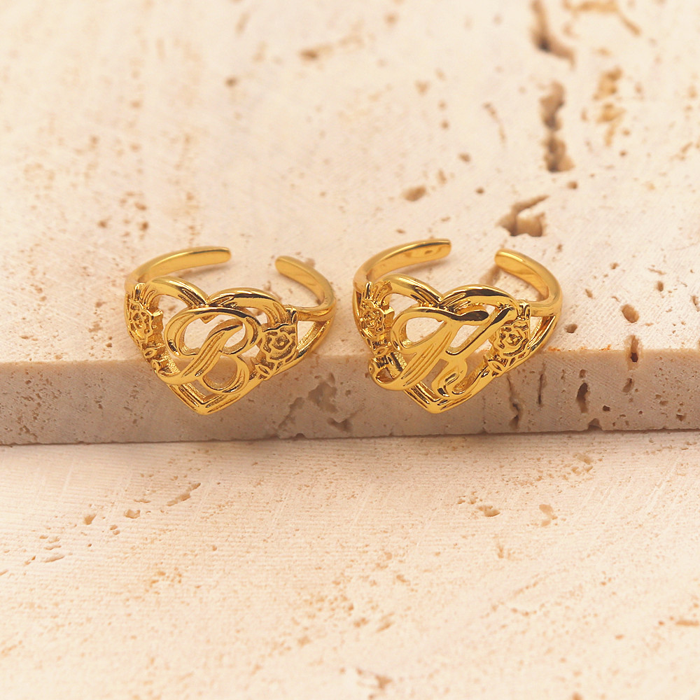 Gold Personalized Initials Hea - Wedding Z 리뷰 및 가격