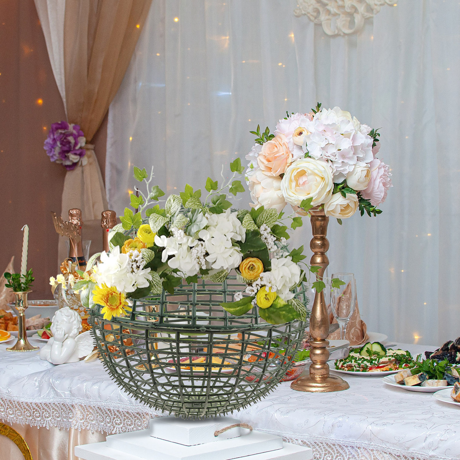 3Pcs Decorative Flower Ball Ho - Wedding Support 리뷰 및 가격