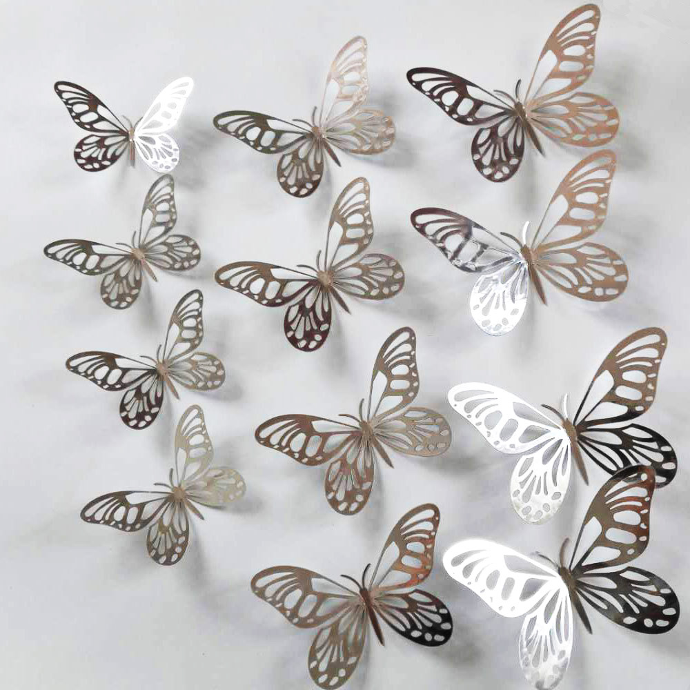 12Pcs/Set Gold Silver Hollow B - Wedding Package Gold 리뷰 및 가격