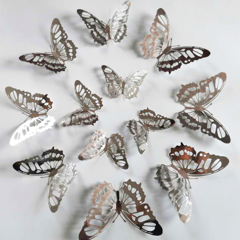 12Pcs/Set Gold Silver Hollow B - Wedding Package Gold 리뷰 및 가격