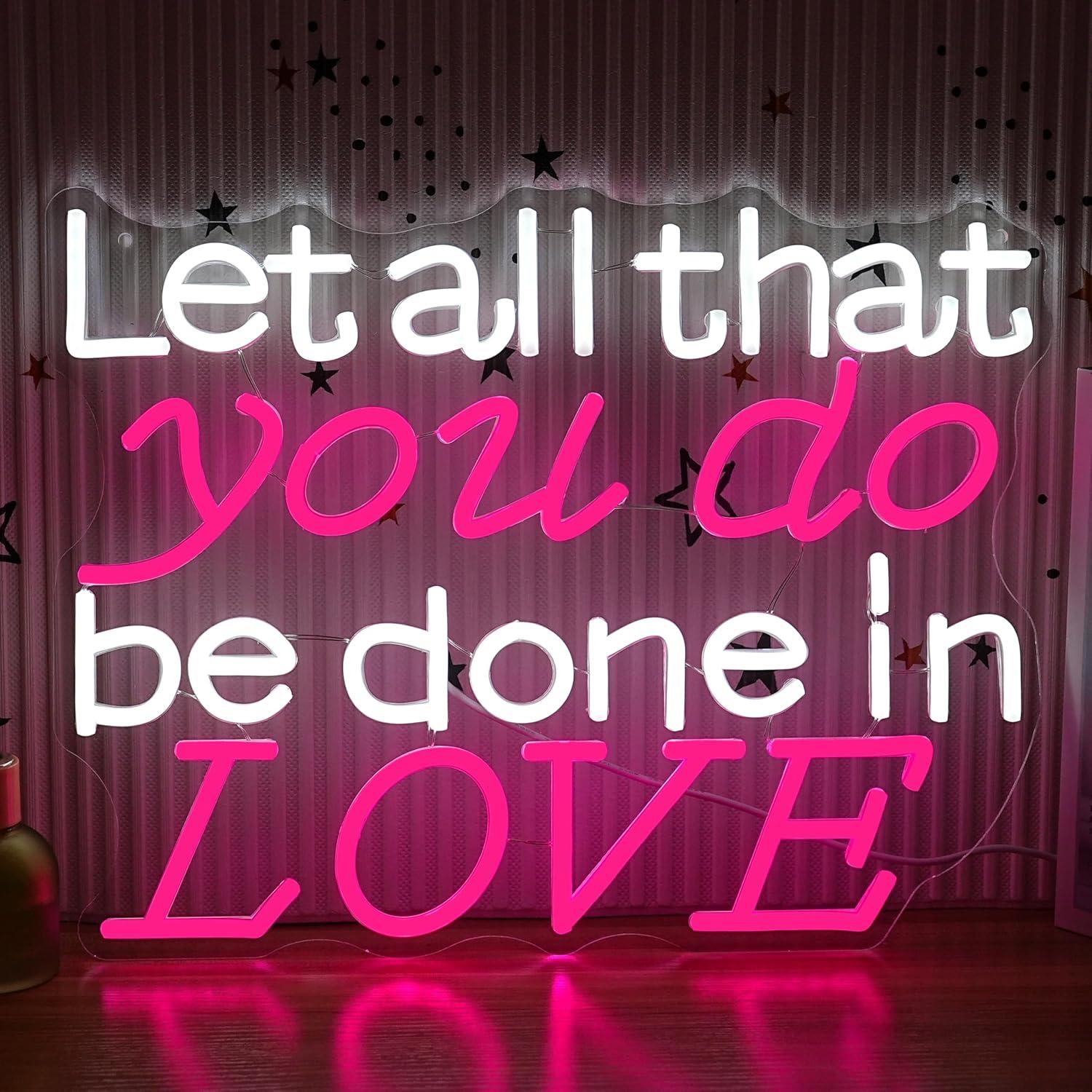 Let All That You Do Be Done In - Wedding Led 리뷰 및 가격