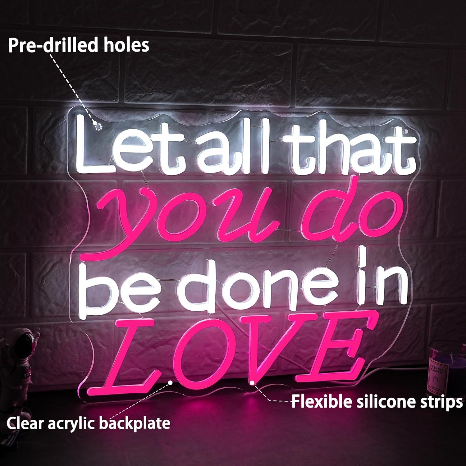 Let All That You Do Be Done In - Wedding Led 리뷰 및 가격