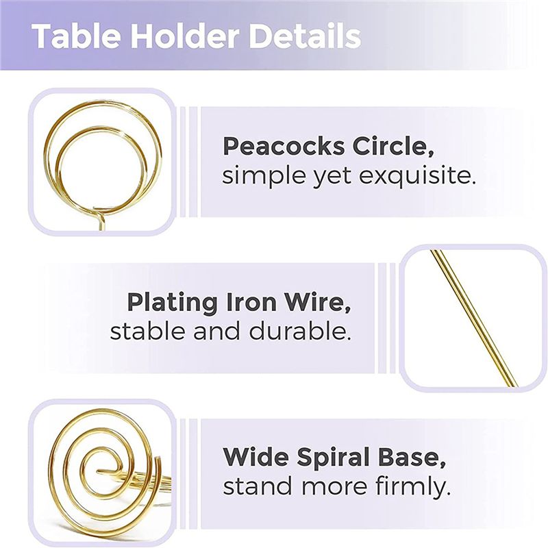 ABRB-Table Number Holders 60Pc - Table Number Gold 리뷰 및 가격