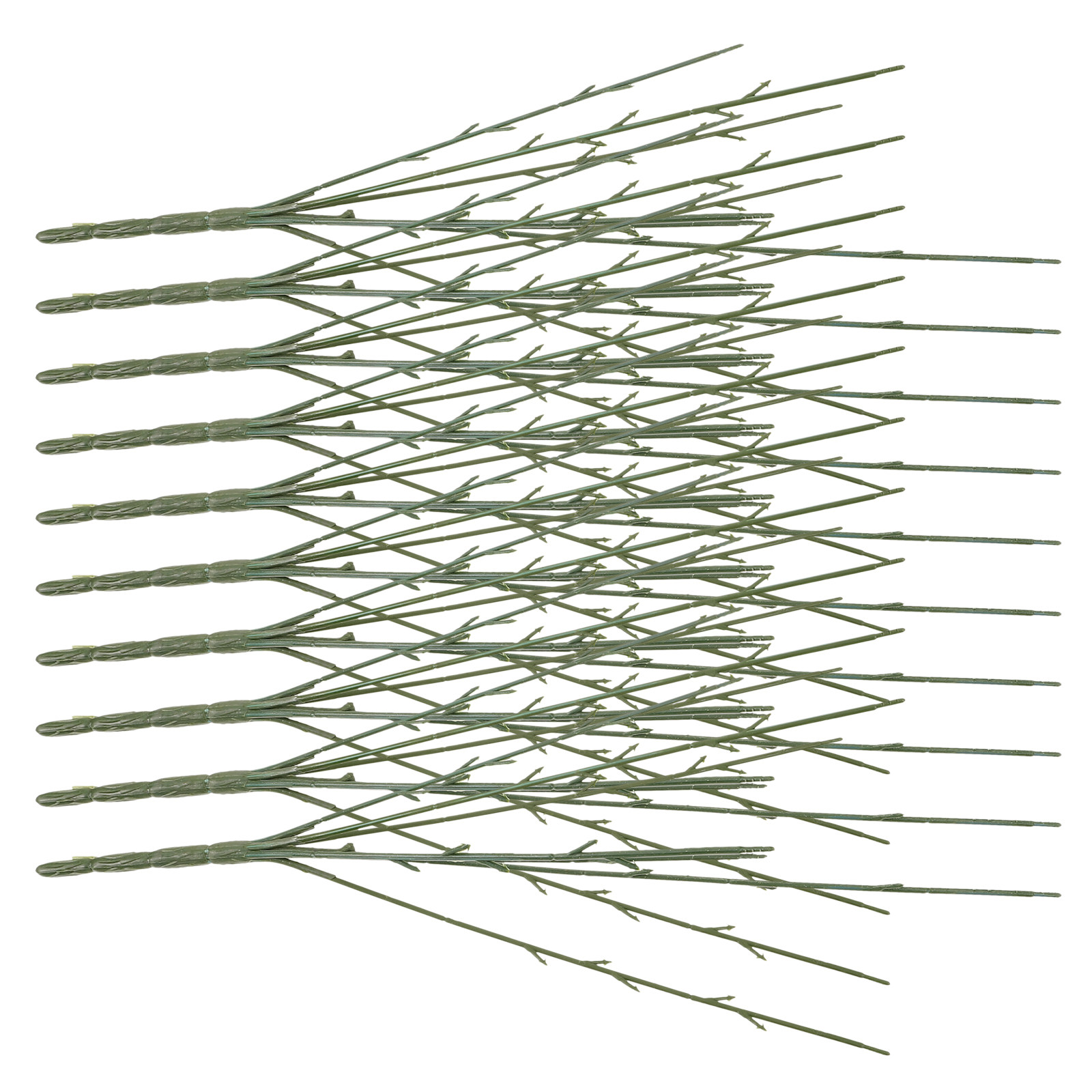 10Pcs Plastic Flower Stems for - Wedding Support 리뷰 및 가격