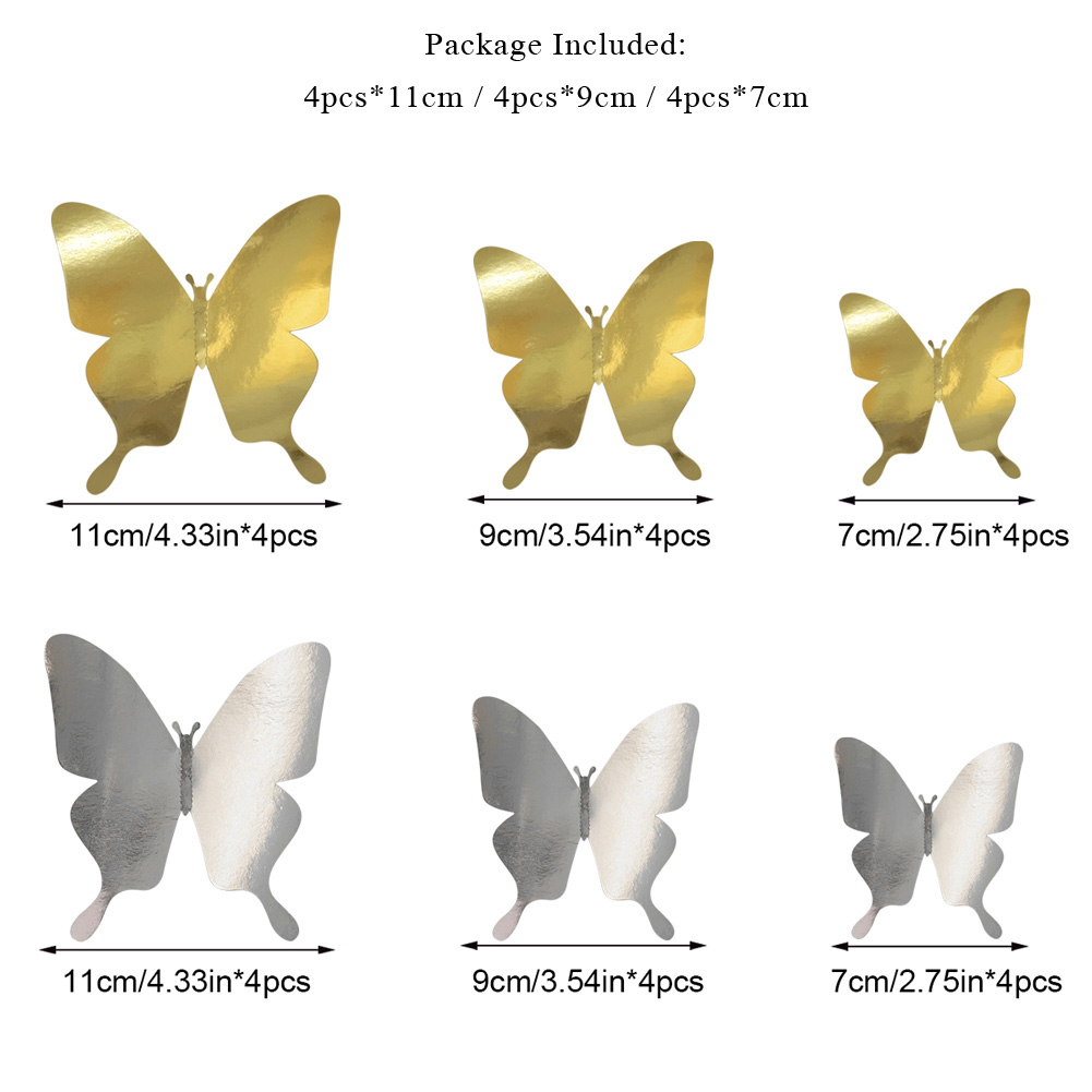 12 Pcs Gold Silver Reflective  - Wedding Package Gold 리뷰 및 가격