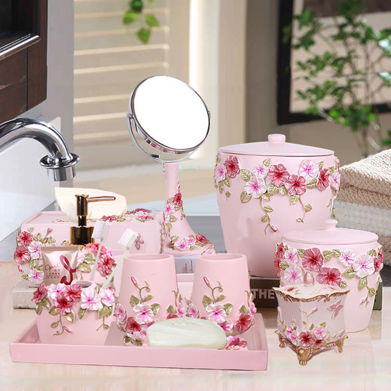 Wedding Gift Kit-Pink Rose Flo - Wedding Bathroom Supply Kit 리뷰 및 가격