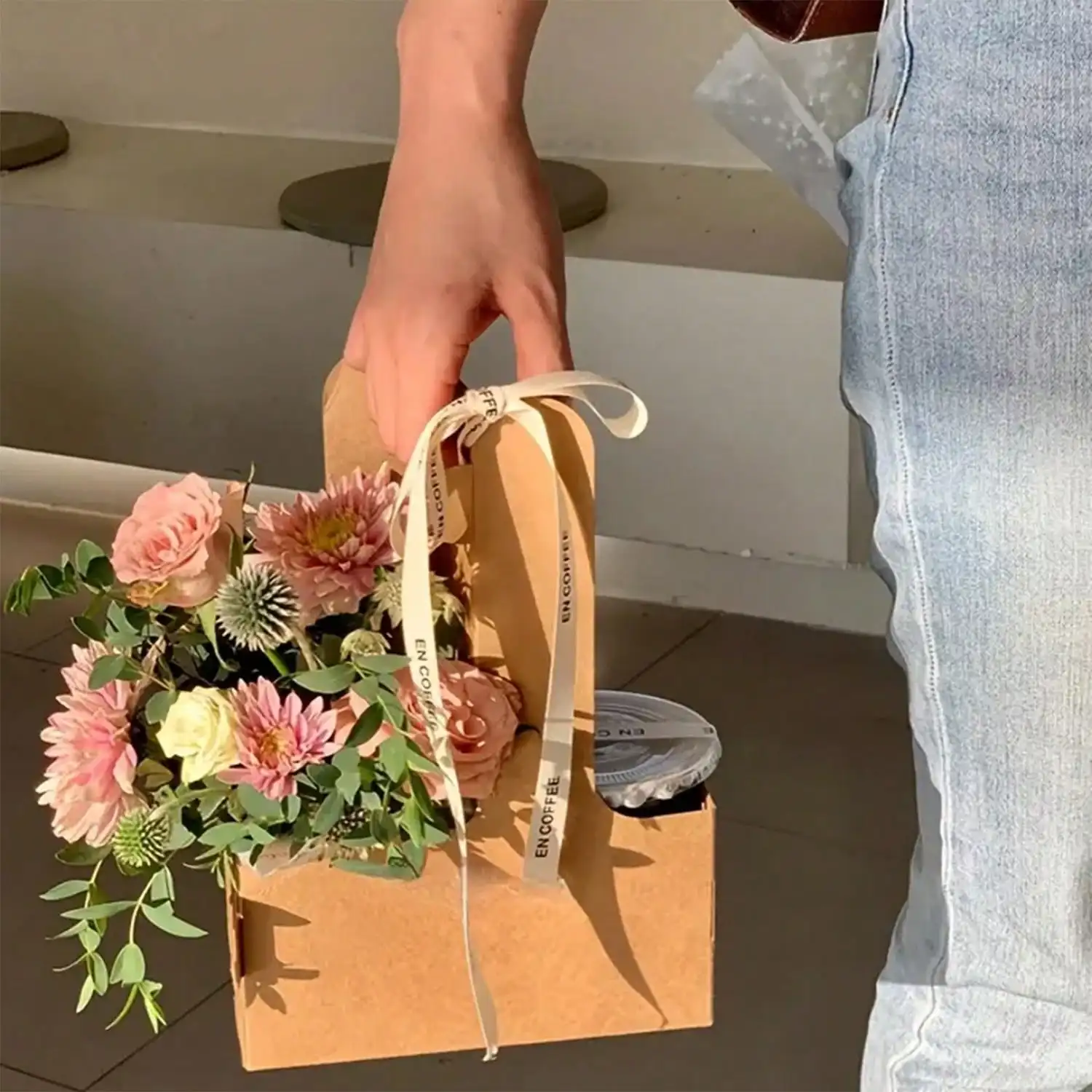 Kraft Paper Flower Bouquet Gif - Wedding Fountain 리뷰 및 가격