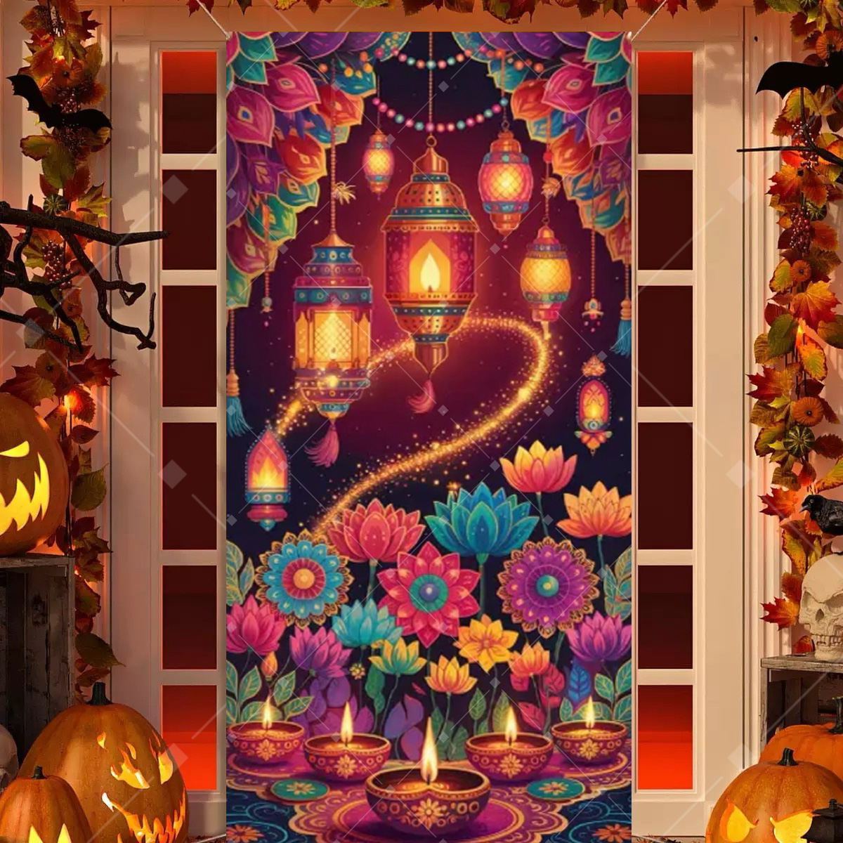 Diwali Decoration Party Backgr - Indian Wedding Decor Supply 리뷰 및 가격