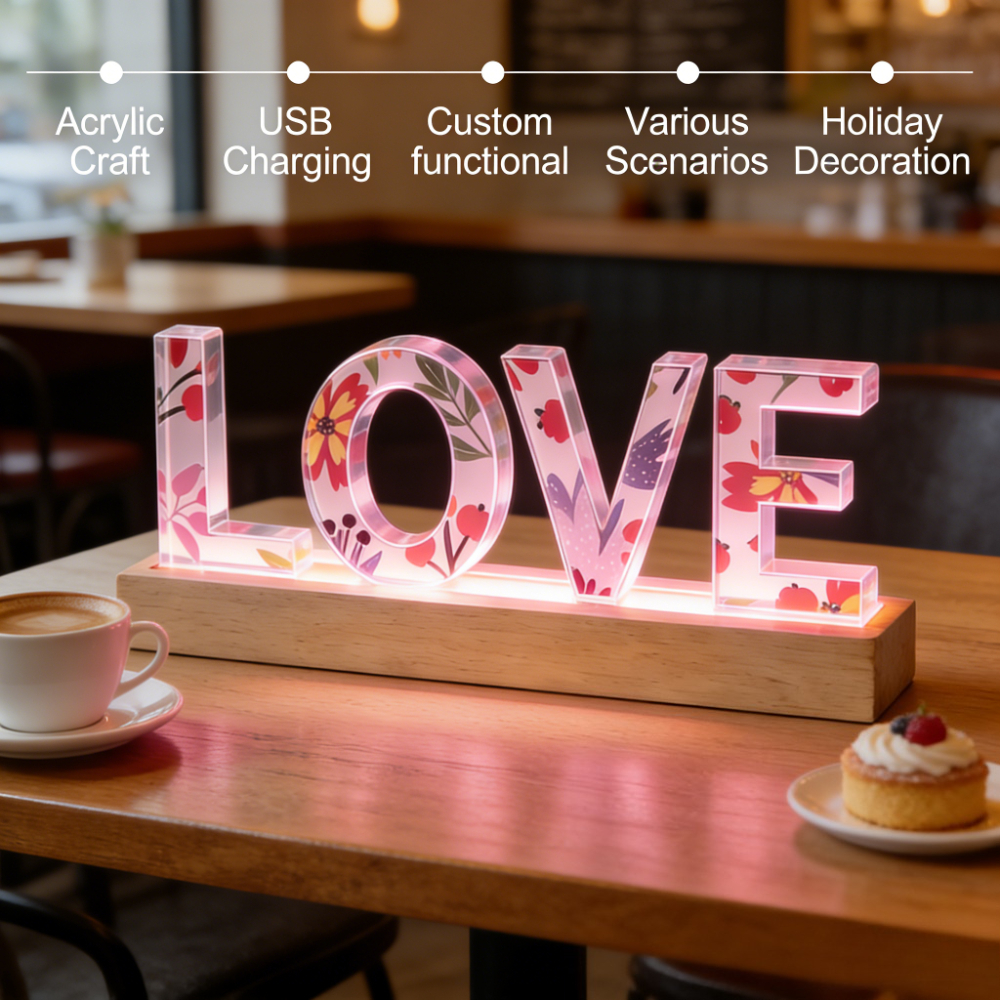 1pc Custom Name Acrylic LED Na - Wedding Led 리뷰 및 가격