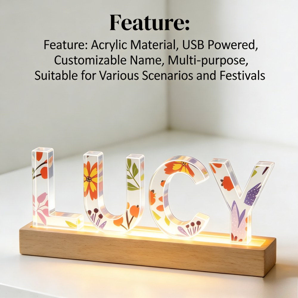 1pc Custom Name Acrylic LED Na - Wedding Led 리뷰 및 가격