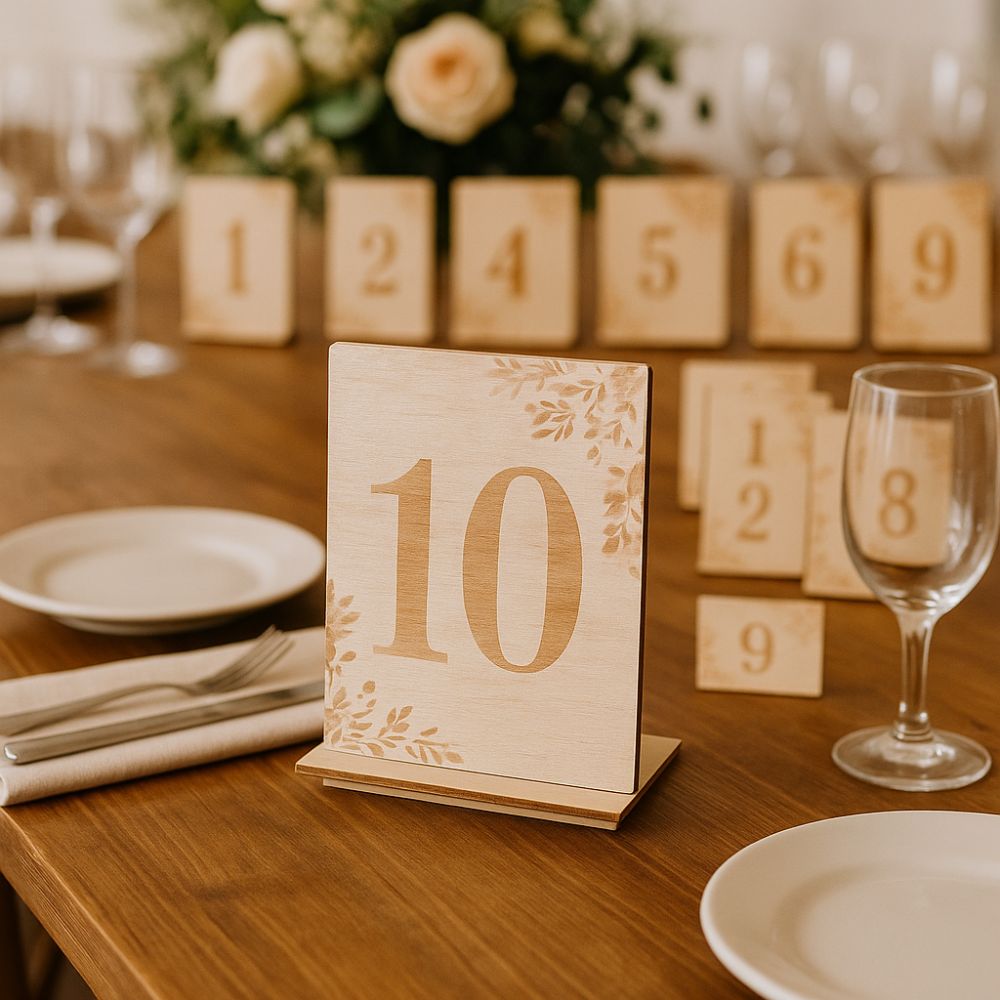 10pcs 1-10 Numbers Wooden Tabl - Table Number Gold 리뷰 및 가격