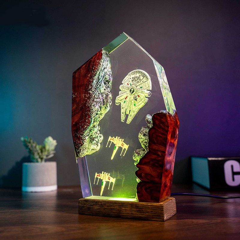 Table Resin Lamp Universe War  - Wedding Led 리뷰 및 가격