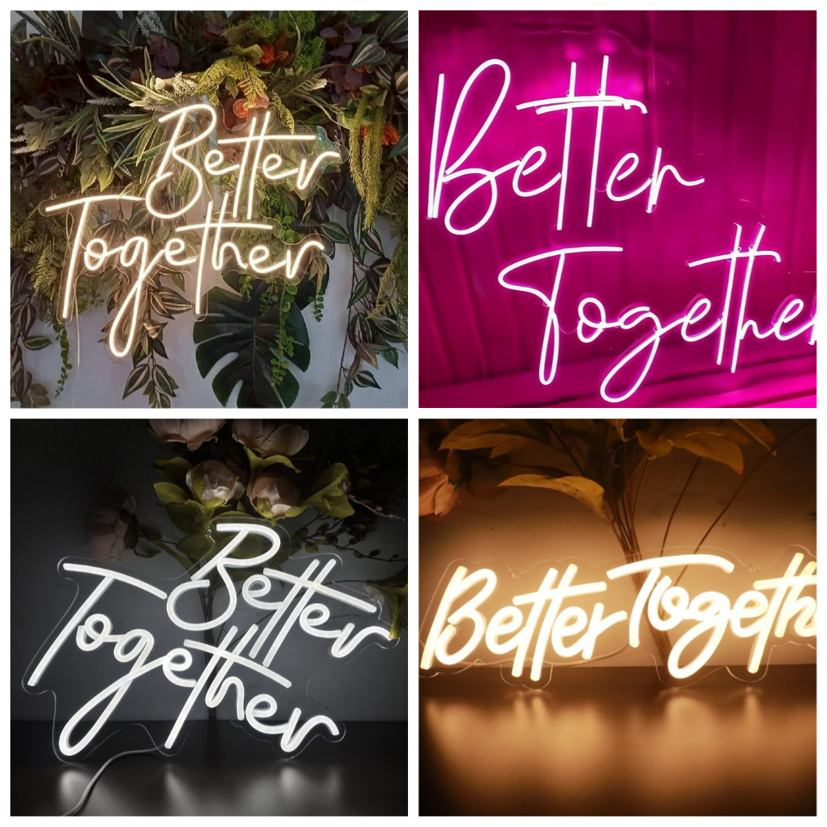 Better Together Neon Sign USB  - Wedding Led 리뷰 및 가격