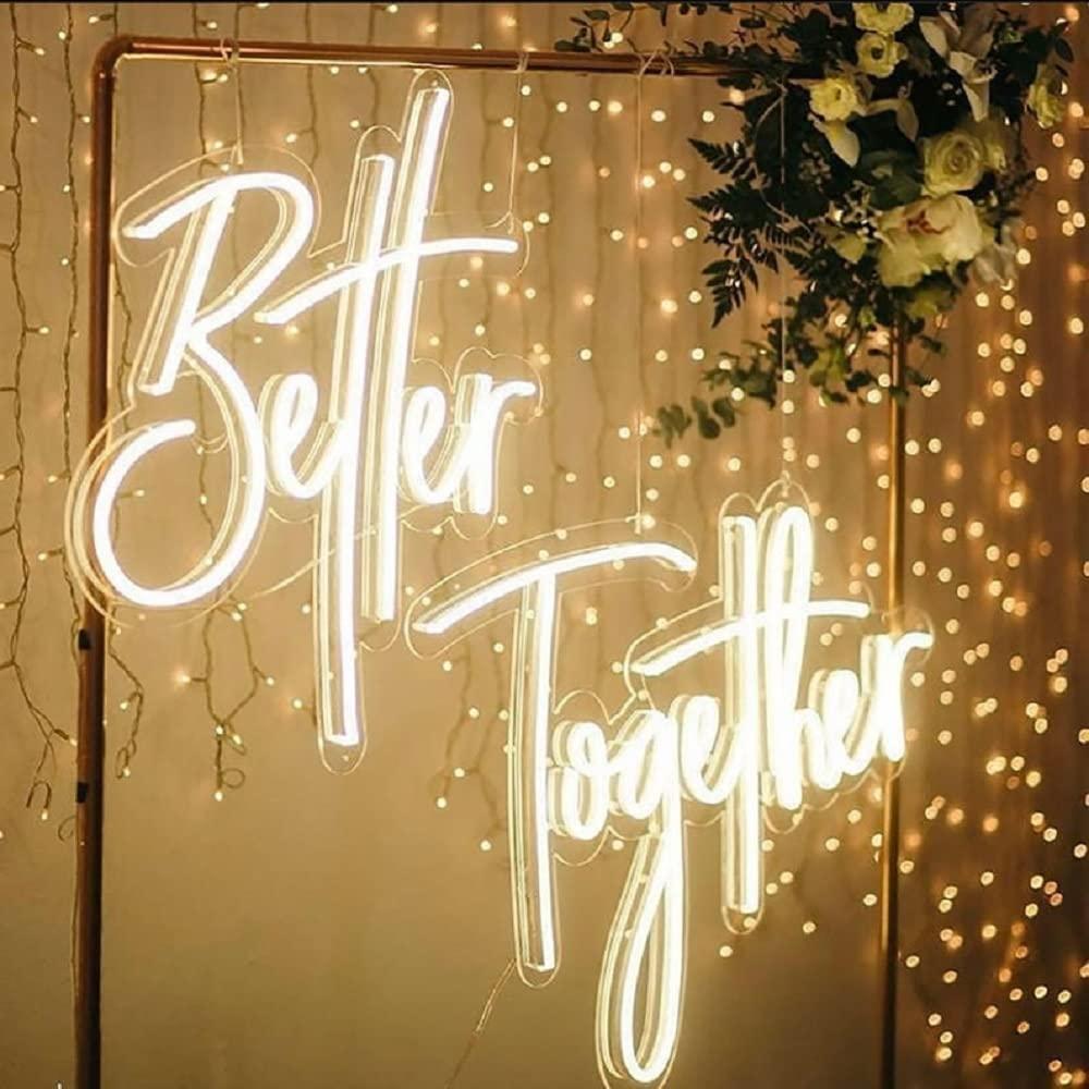 Better Together Neon Sign USB  - Wedding Led 리뷰 및 가격