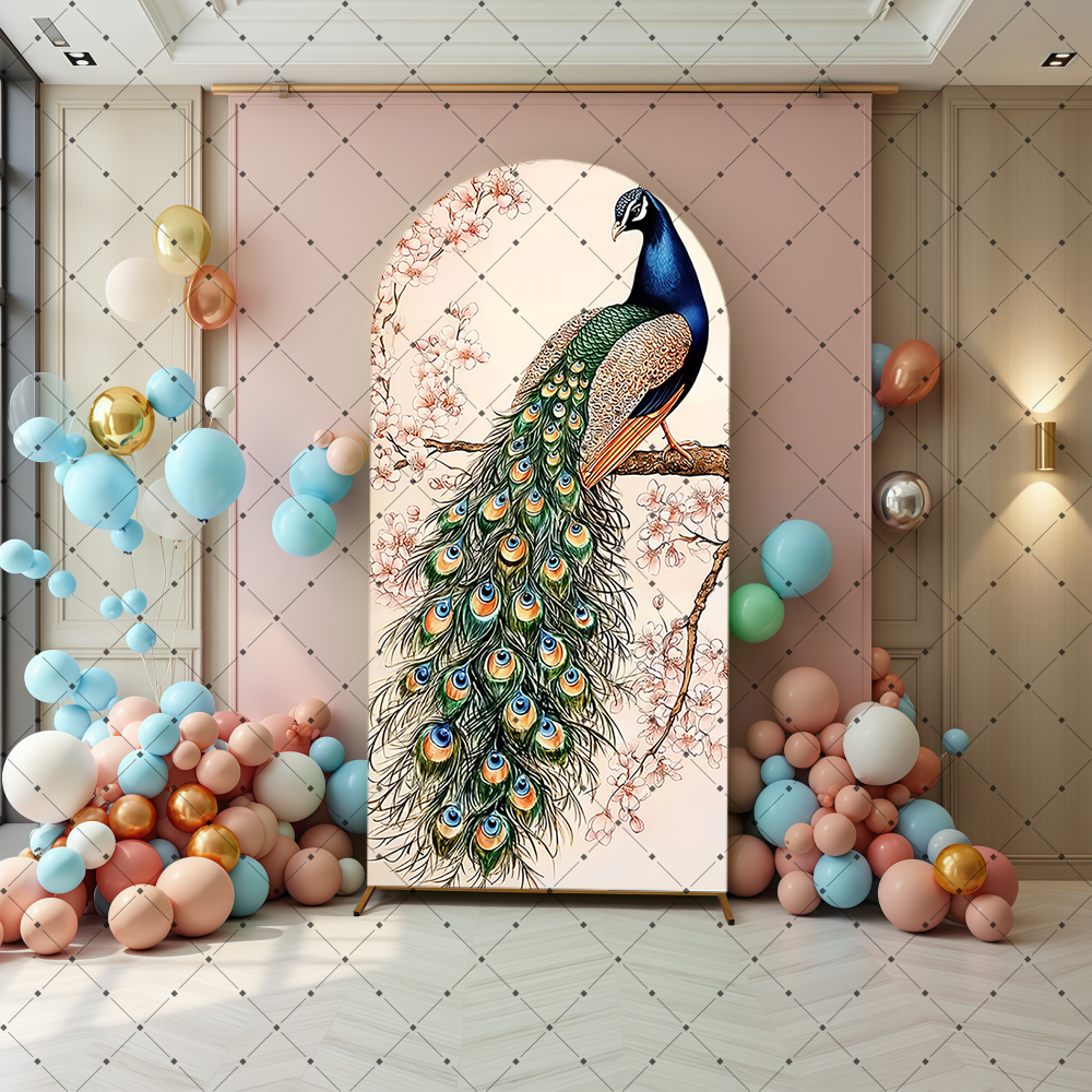 Indian-style Peacock Arch Back - Indian Wedding Decor Supply 리뷰 및 가격