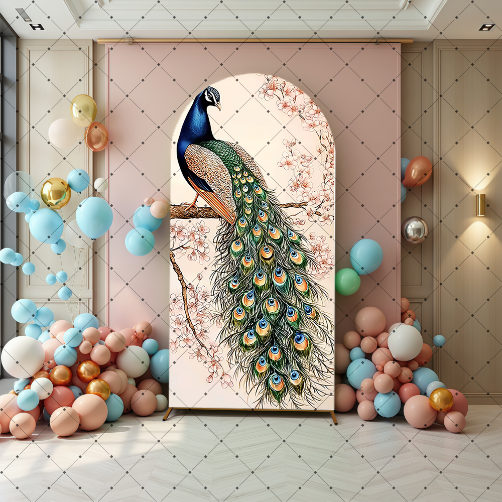Indian-style Peacock Arch Back - Indian Wedding Decor Supply 리뷰 및 가격