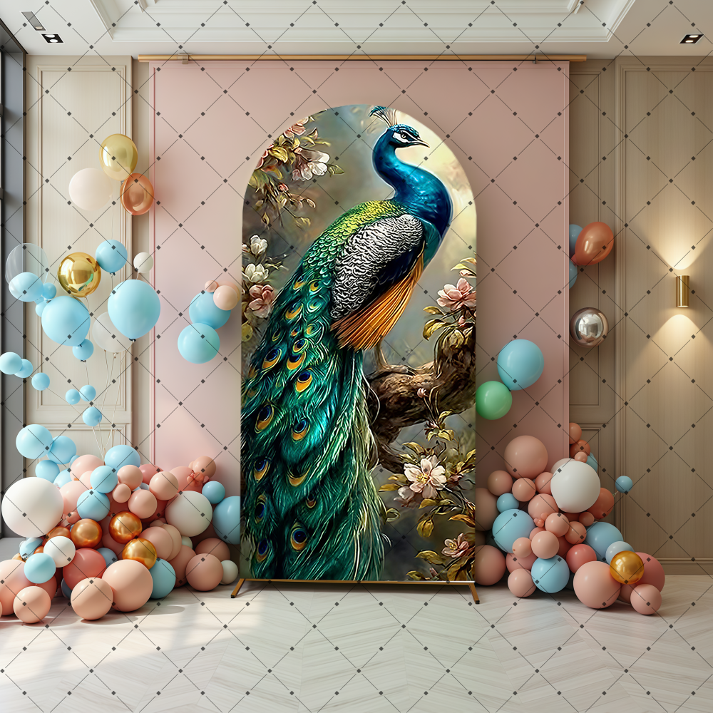 Indian-style Peacock Arch Back - Indian Wedding Decor Supply 리뷰 및 가격