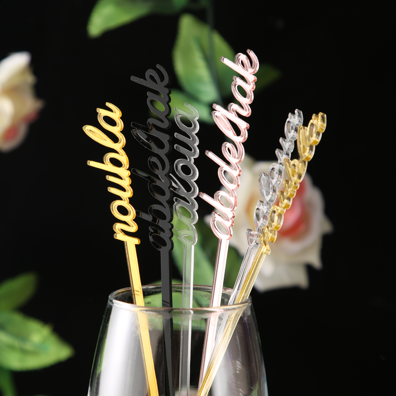 Personalized name drink stirre - Wedding Fountain 리뷰 및 가격