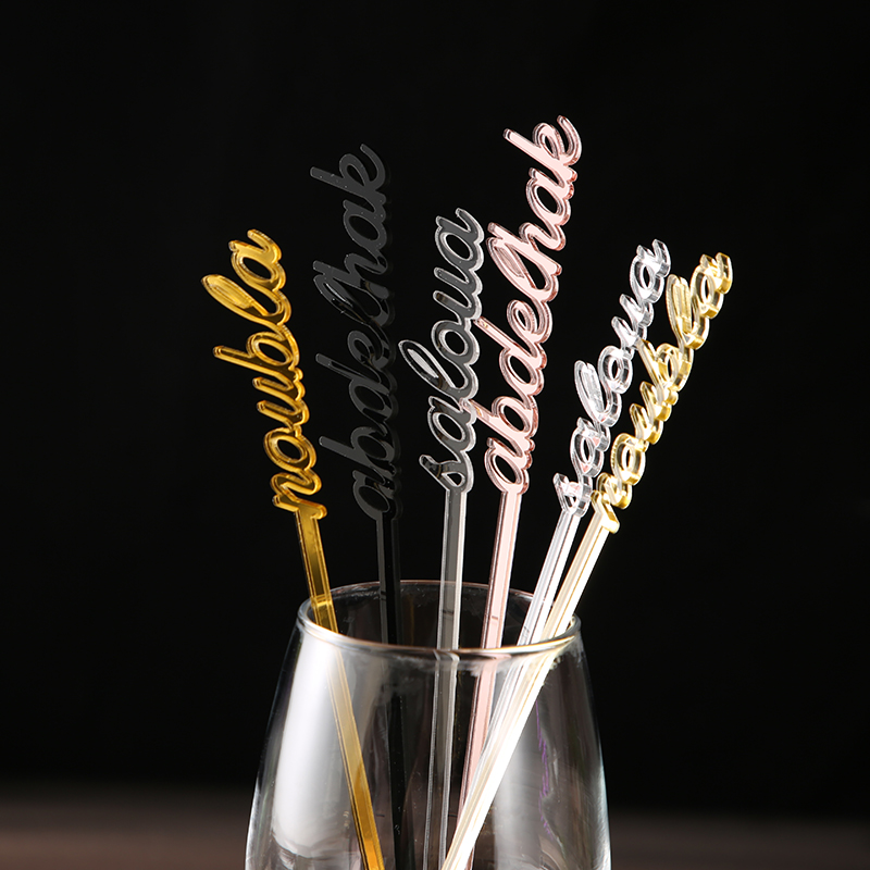 Personalized name drink stirre - Wedding Fountain 리뷰 및 가격
