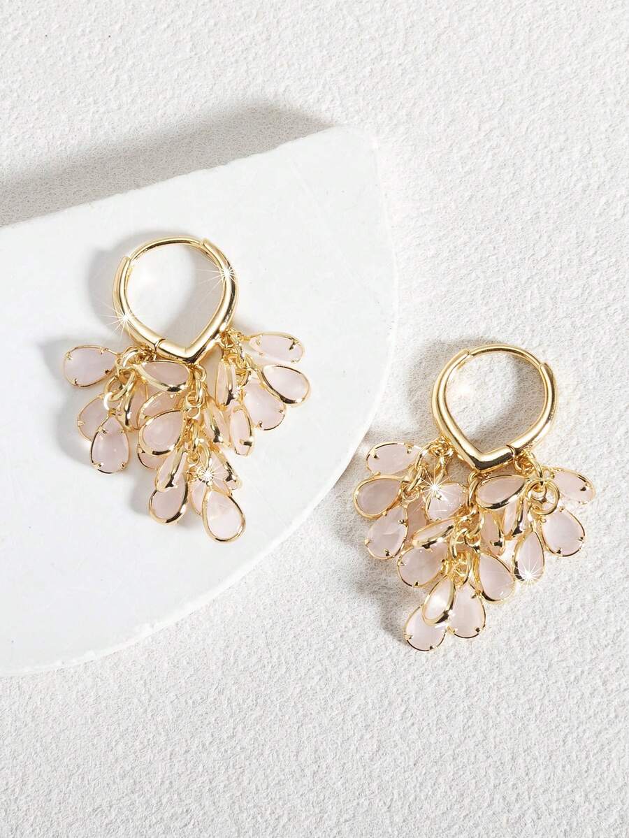 Gold-Plated Hoop Earrings With - Wedding Package Gold 리뷰 및 가격