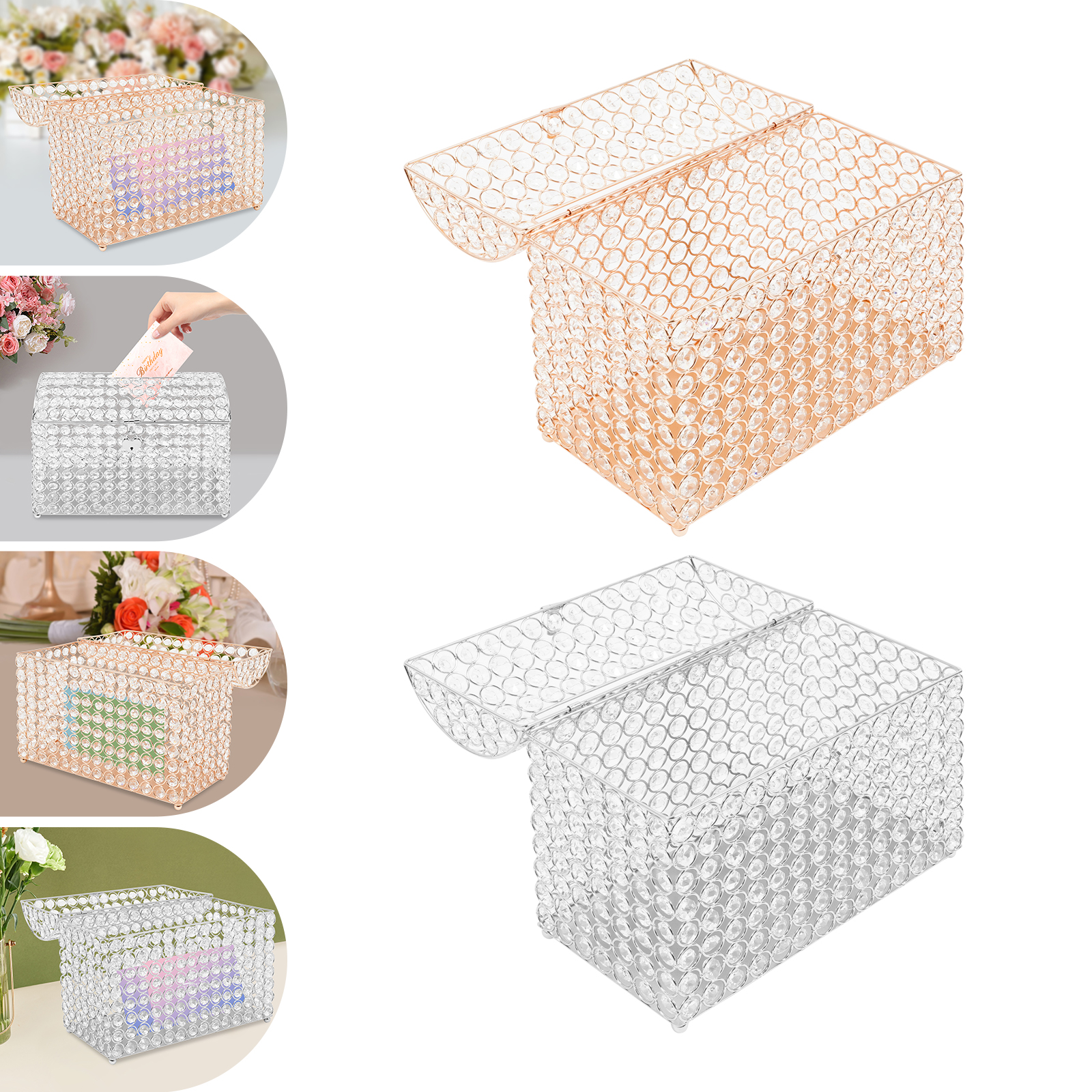 Wedding Card Box w/ Lock Weddi - Wedding Supply.Box 리뷰 및 가격