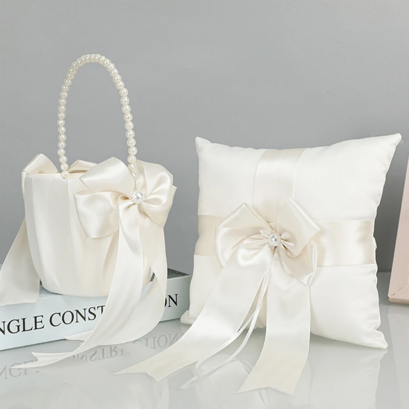 Flower Girl Basket Ring Bearer - Ring Bearer Pillow 리뷰 및 가격