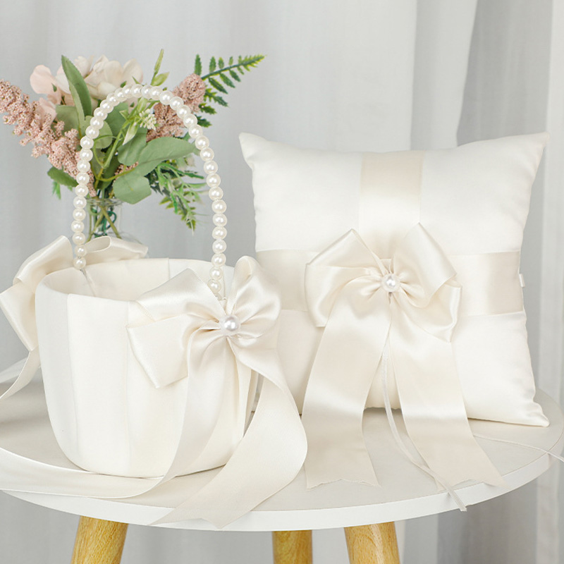 Flower Girl Basket Ring Bearer - Ring Bearer Pillow 리뷰 및 가격