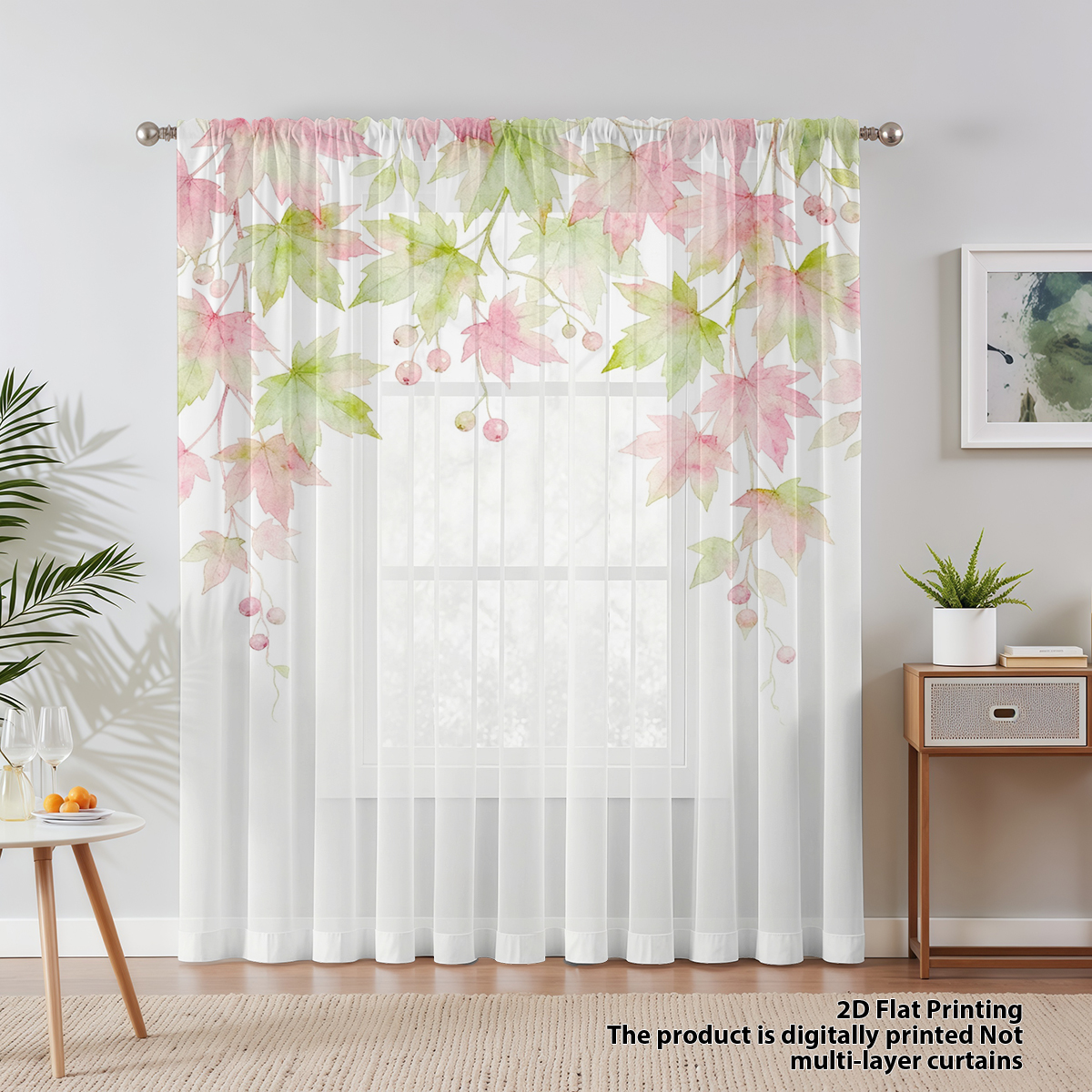 Flower Series Sheer Curtain, G - Good Floral & Wedding Decor Supply 리뷰 및 가격