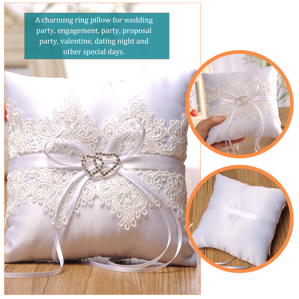 Lace Ring Pillow Club Decorati - Ring Bearer Pillow 리뷰 및 가격