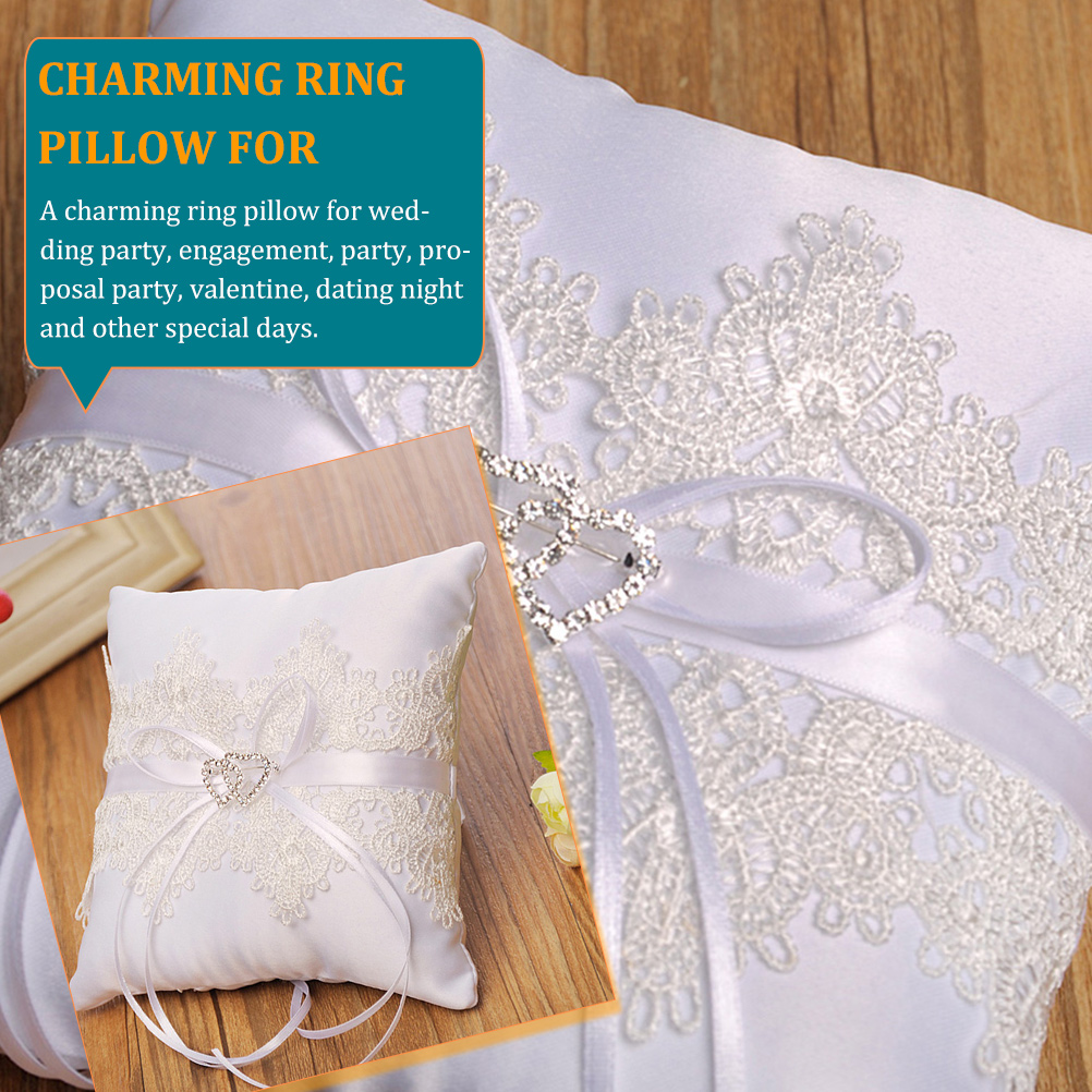 Lace Ring Pillow Club Decorati - Ring Bearer Pillow 리뷰 및 가격