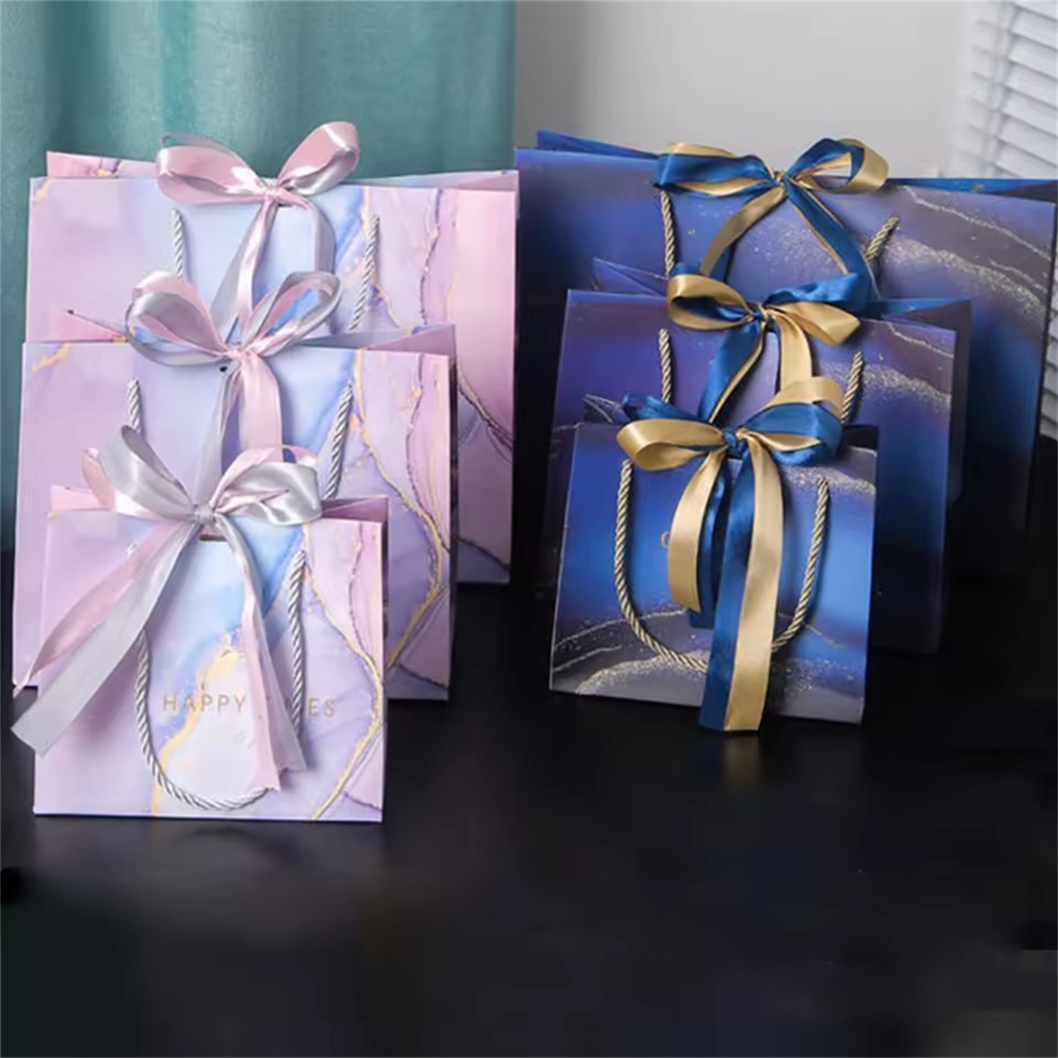 24pcs Paper Wedding Party bag  - Wedding Package Gold 리뷰 및 가격