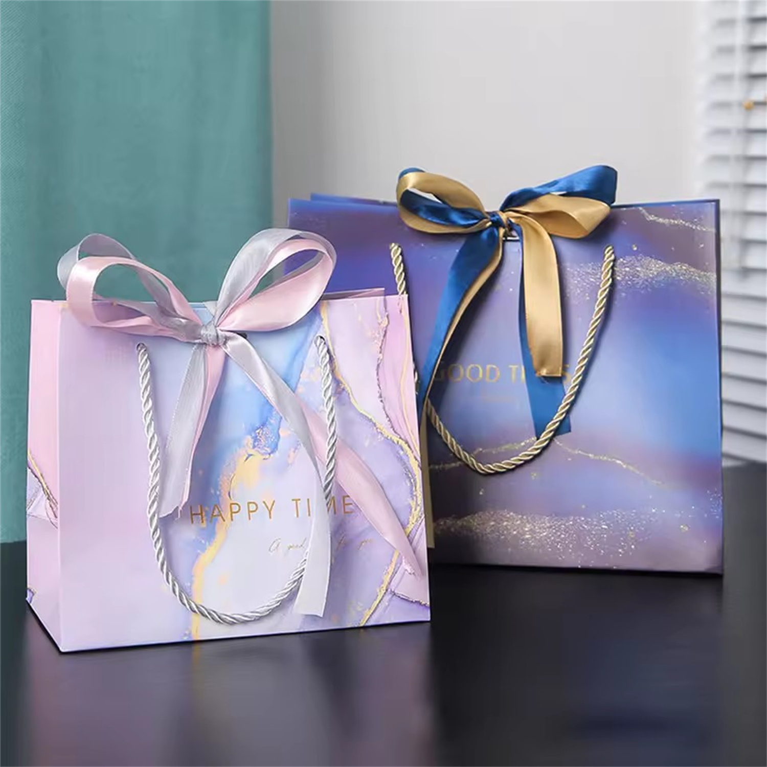 24pcs Paper Wedding Party bag  - Wedding Package Gold 리뷰 및 가격