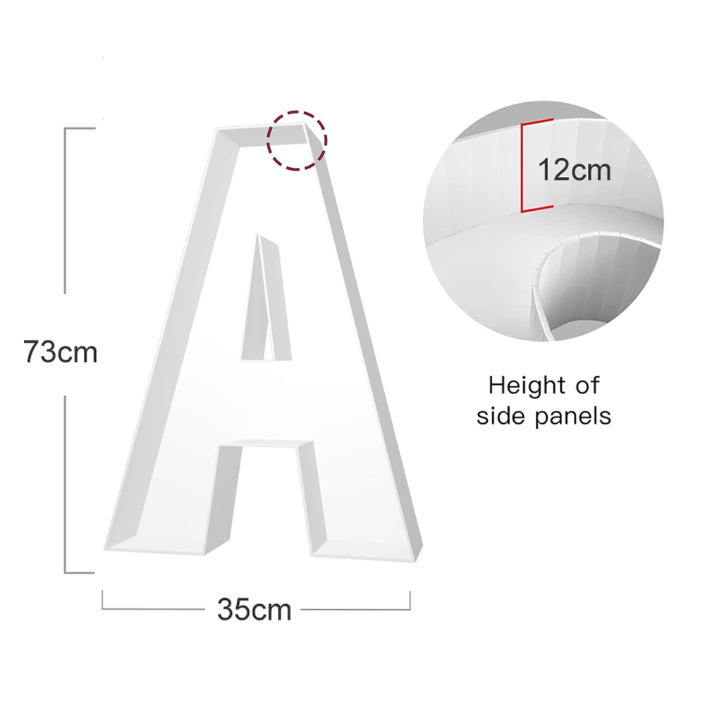 2.4FT Letters Balloons Frame M - Wedding Z 리뷰 및 가격