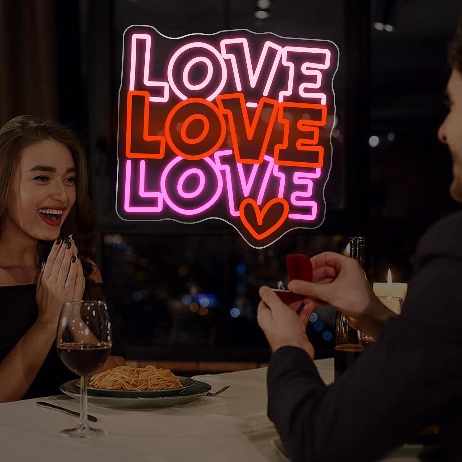 Love Neon Sign USB Dimmable LE - Wedding Led 리뷰 및 가격