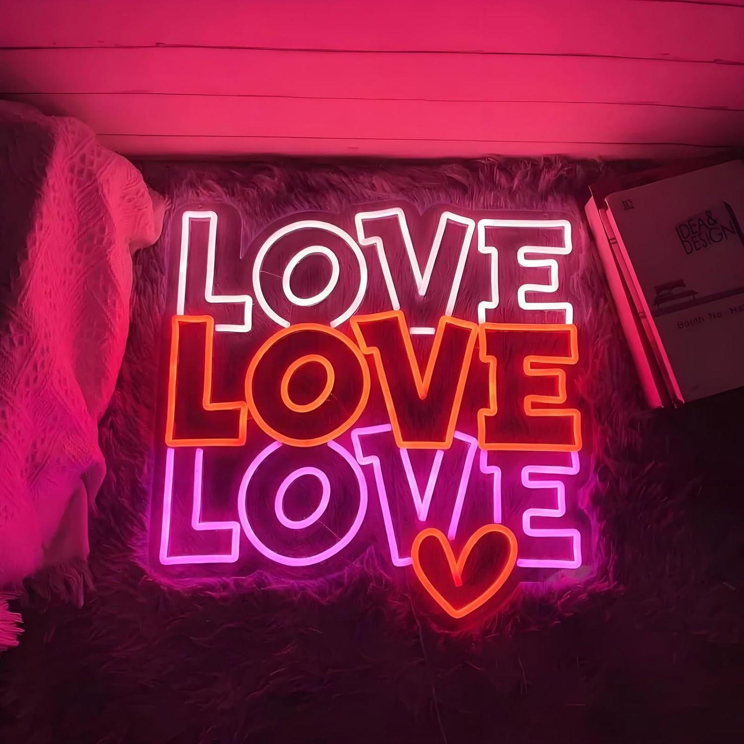 Love Neon Sign USB Dimmable LE - Wedding Led 리뷰 및 가격