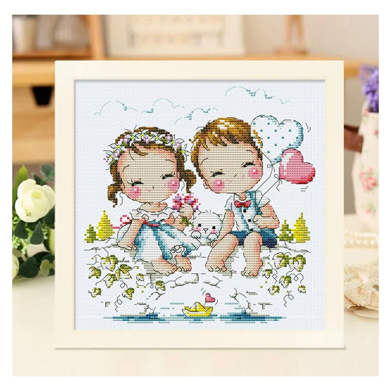 Amishop Counted Cross Stitch K - Wedding Package Gold 리뷰 및 가격