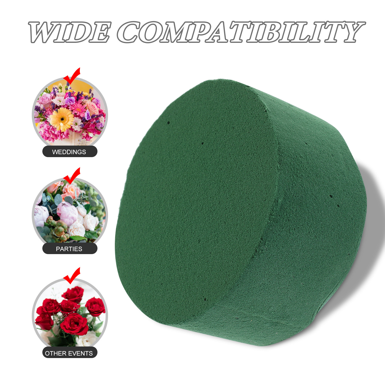10Pcs Cylindrical Floral Foam  - Wedding Support 리뷰 및 가격