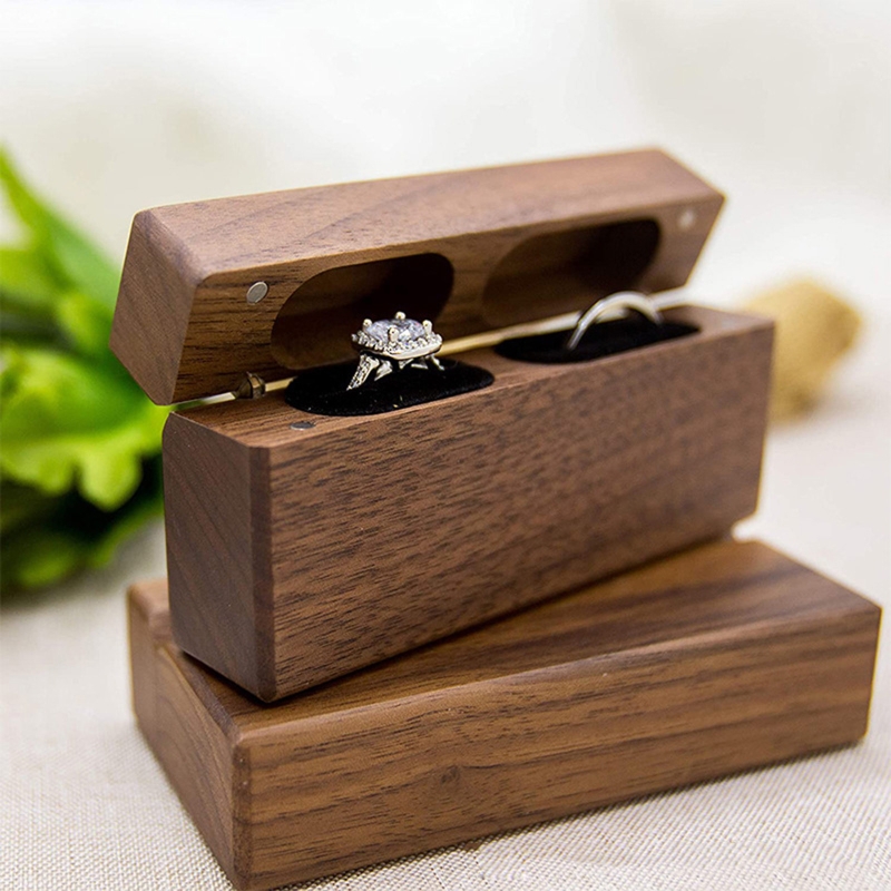 ZB91 Fashion Wood Ring Box for - Ring Bearer Pillow 리뷰 및 가격