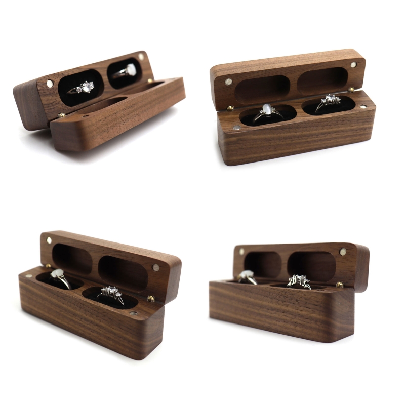 ZB91 Fashion Wood Ring Box for - Ring Bearer Pillow 리뷰 및 가격