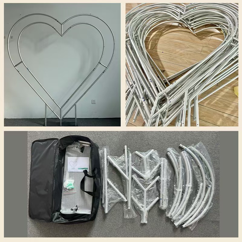 Portable 6.5ft Aluminum Heart  - Wedding Support 리뷰 및 가격