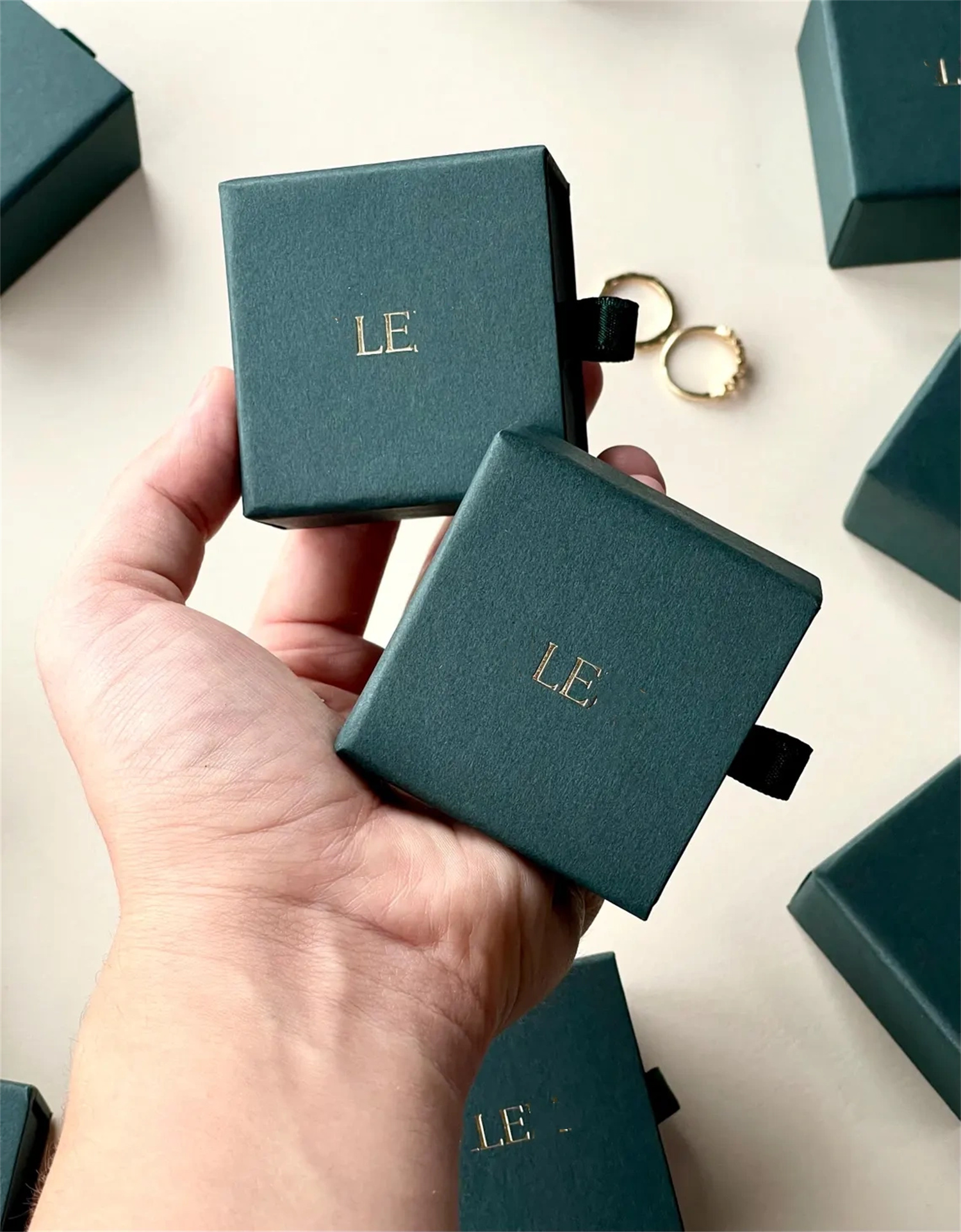 20 pcs Tiny dark green ring bo - Wedding Package Gold 리뷰 및 가격