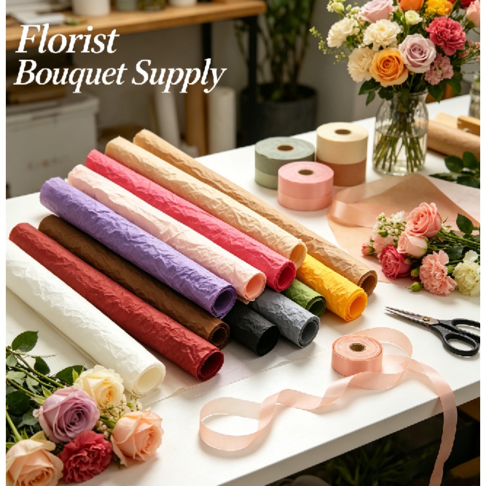 Thick Xuenai Crinkle Floral Wr - Good Floral & Wedding Decor Supply 리뷰 및 가격
