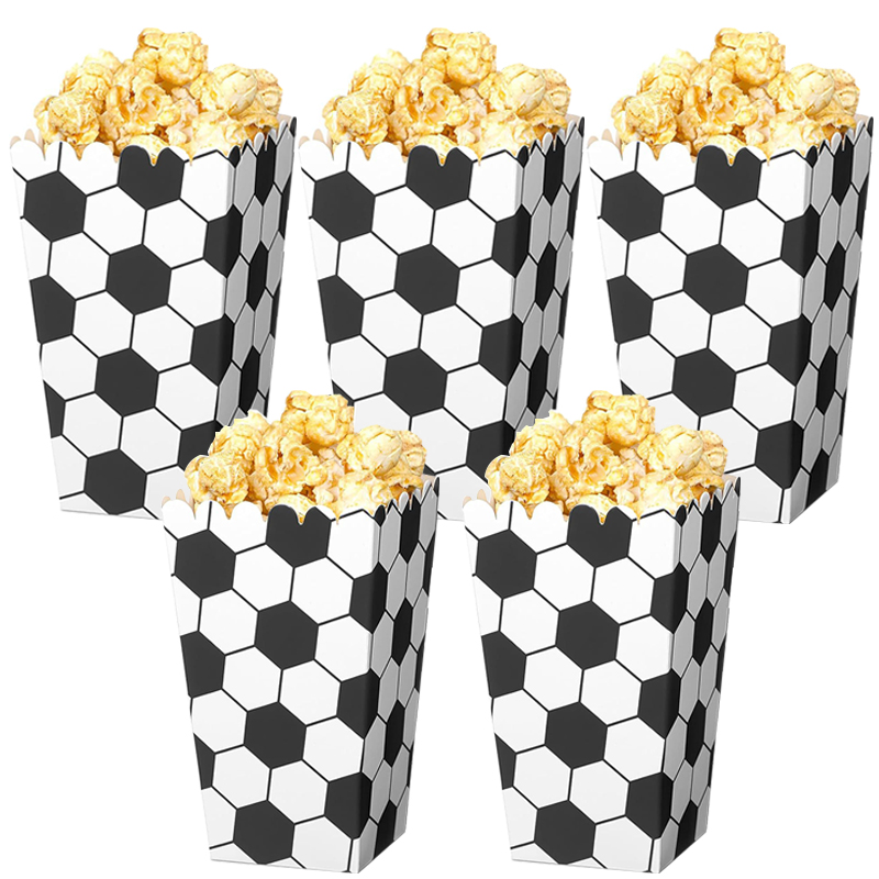 6/18Pcs  Football Popcorn Boxe - Wedding Supply.Box 리뷰 및 가격