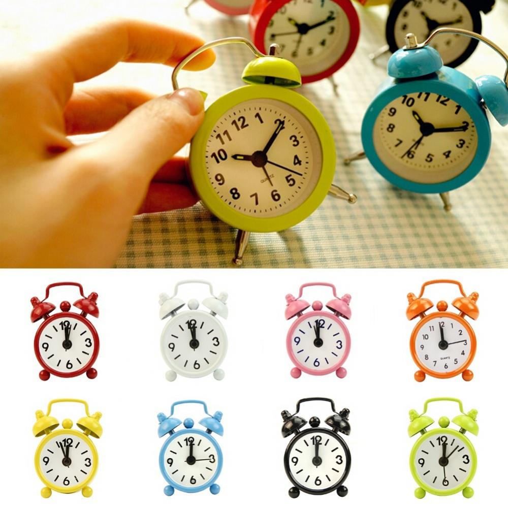 Portable Mini Alarm Clock Retr - Table Number Gold 리뷰 및 가격