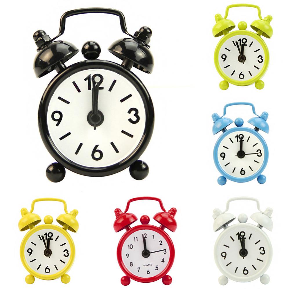 Portable Mini Alarm Clock Retr - Table Number Gold 리뷰 및 가격