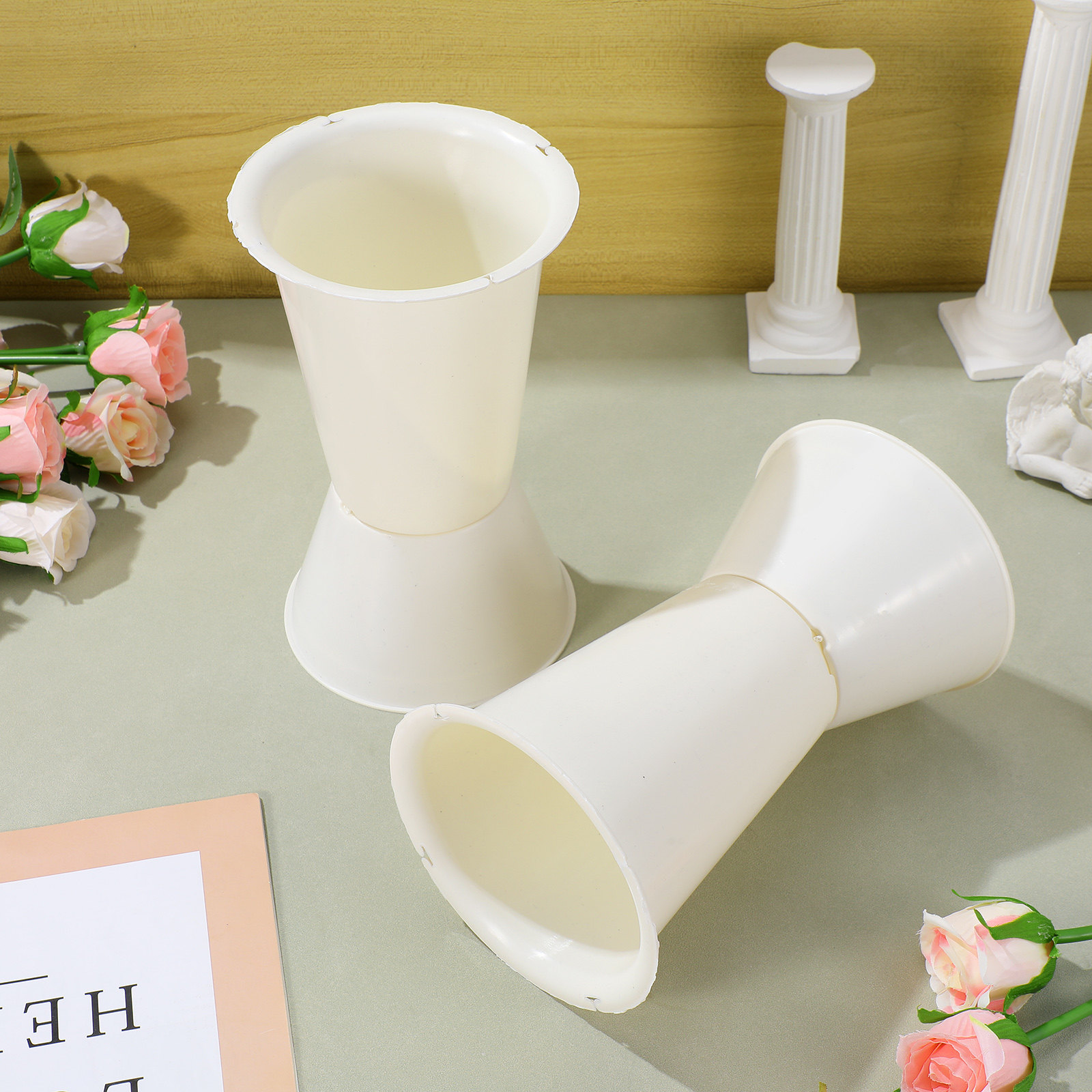 5Pcs Lightweight Plastic Bouqu - Wedding Support 리뷰 및 가격